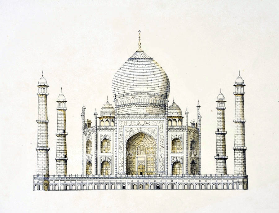 /data/Original Prints/Topography Views, City Views, Landscapes/THE TAJ MEHUL - THE TAJ MAHAL.jpg